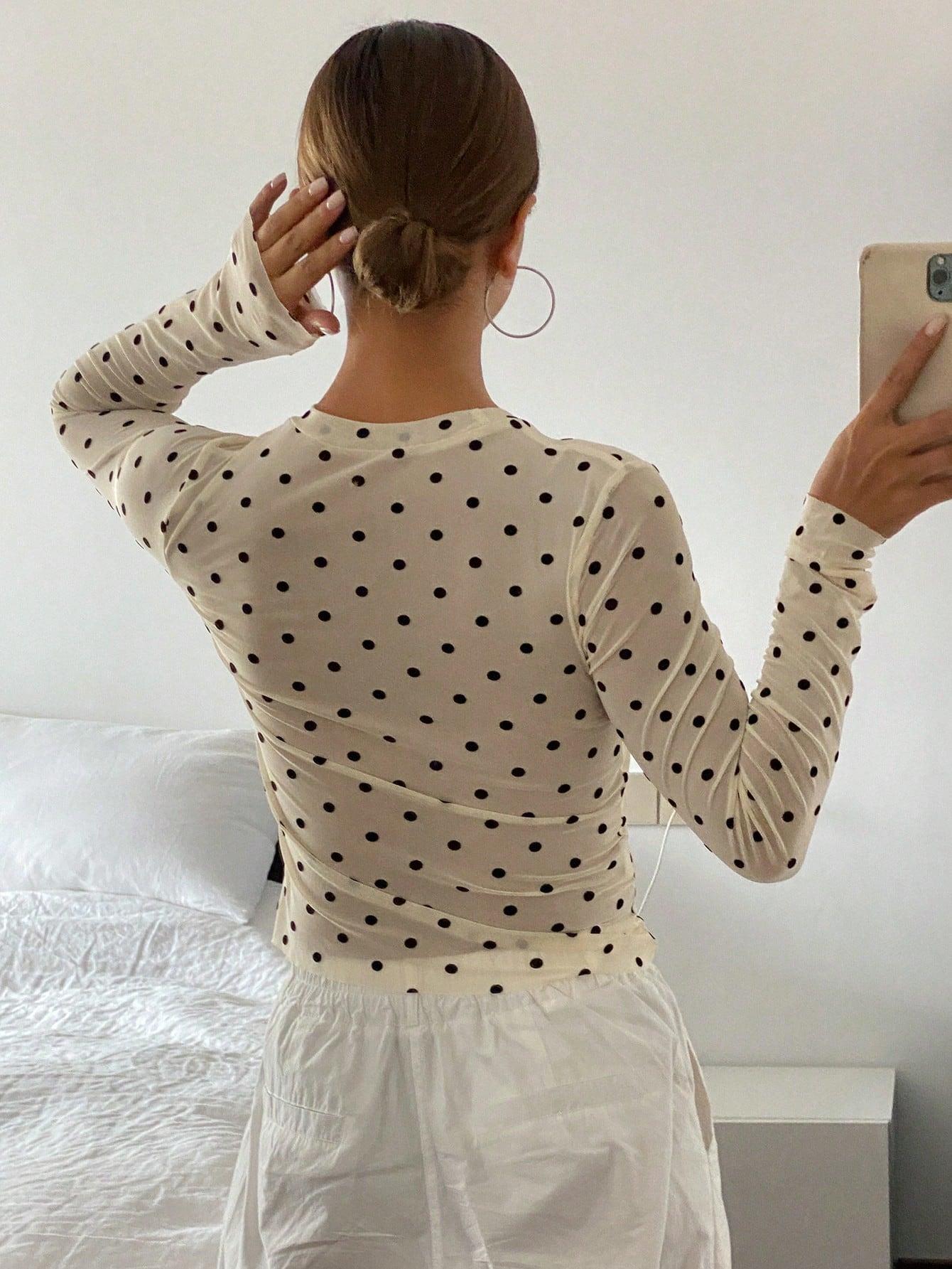 BLUZA WZÓR GROSZKI