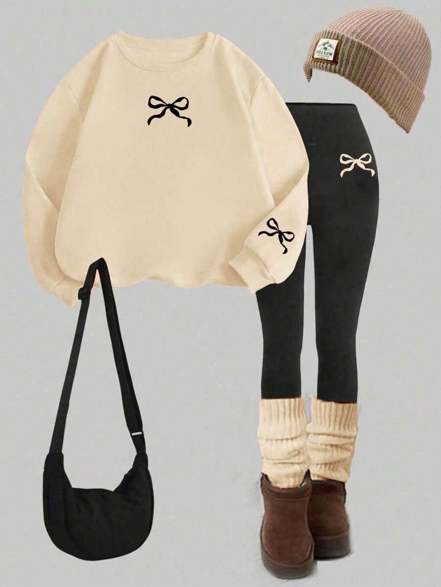 komplet bluza legginsy