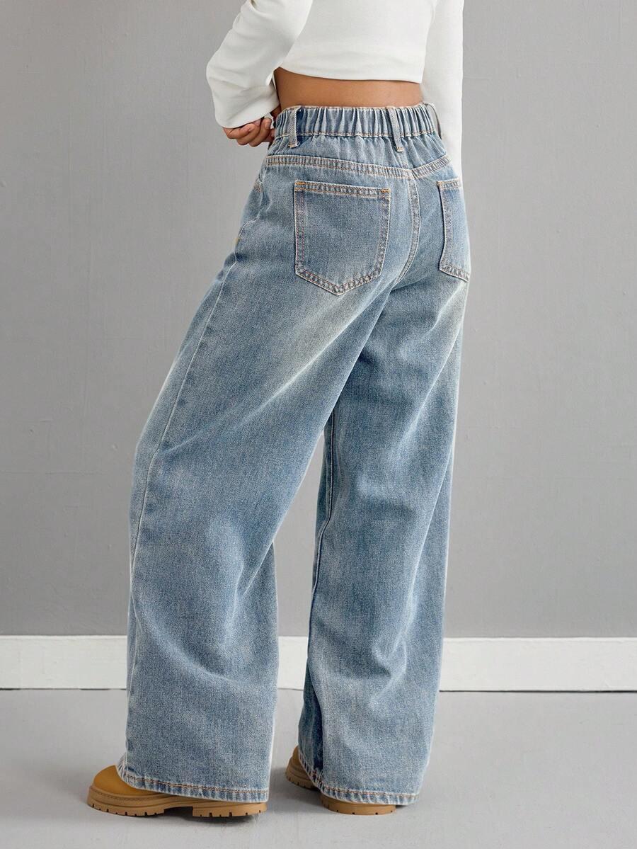 NIEBIESKIE SPODNIE JEANS