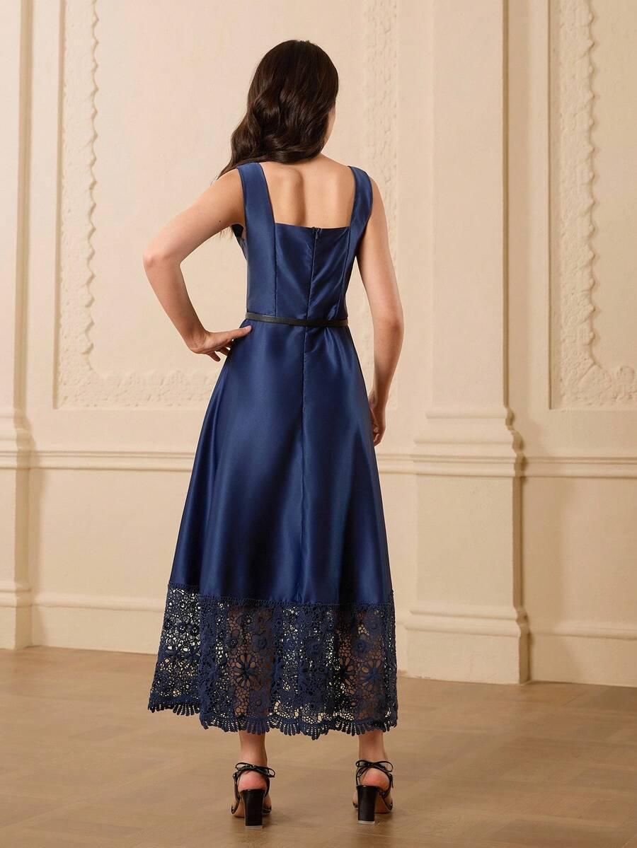 elegancka sukienka z koronką