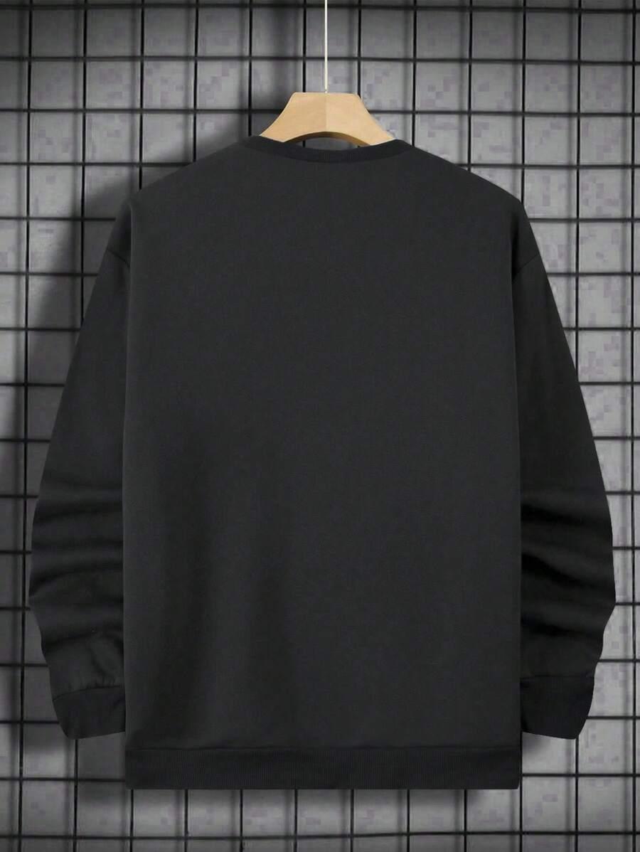 CZARNA BLUZA NAPIS