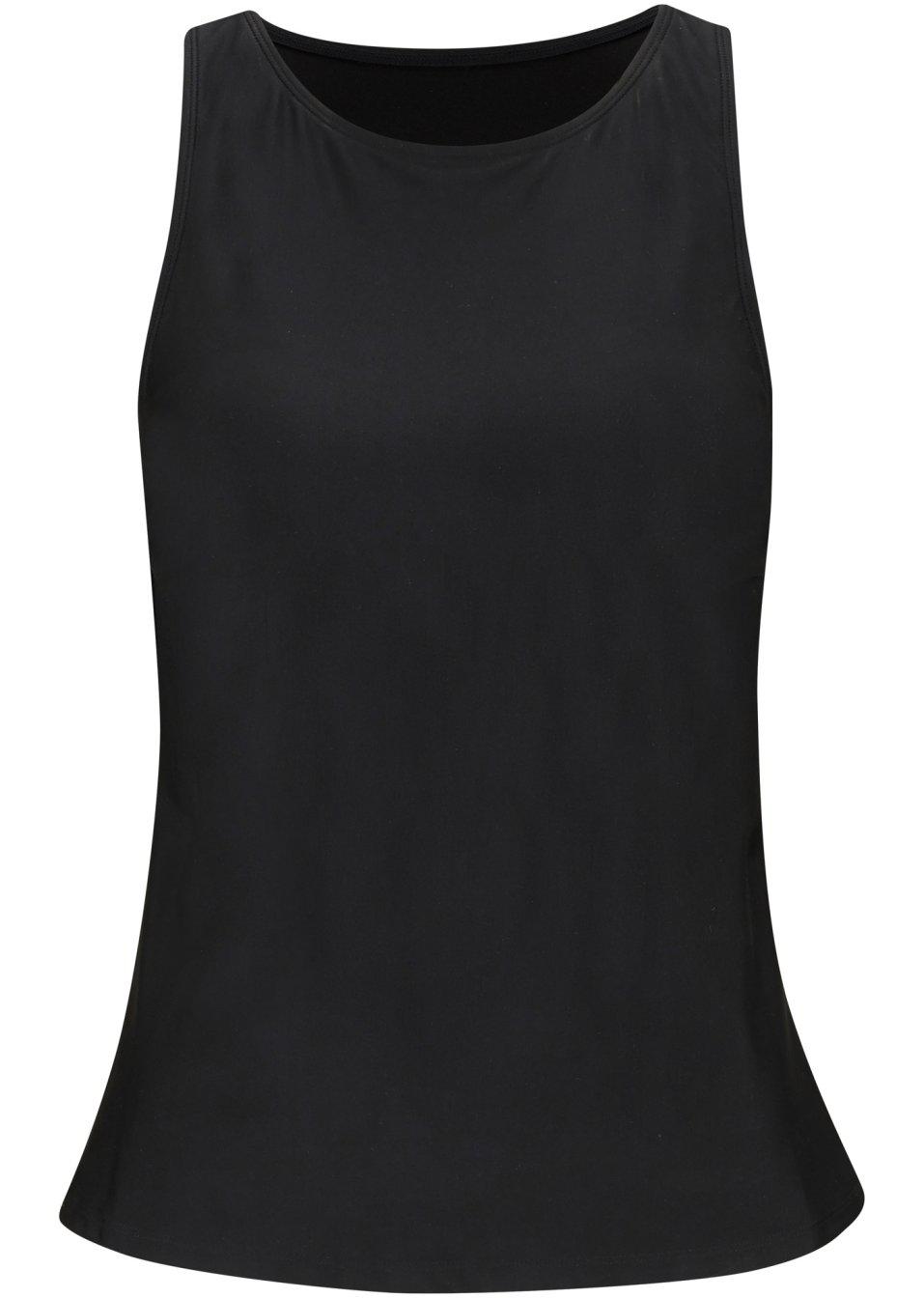 CZARNY TOP TANKINI