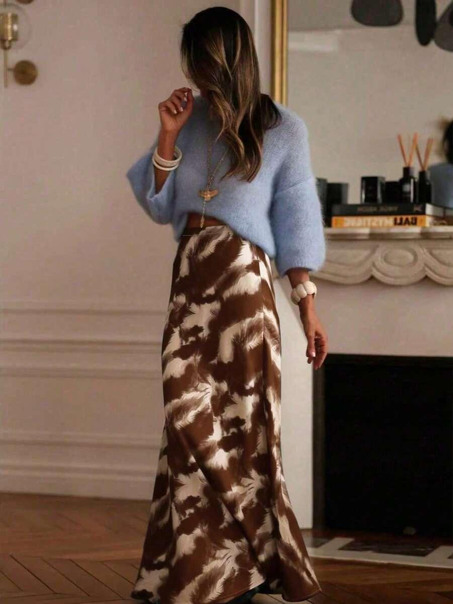 SPÓDNICA MAXI WZÓR