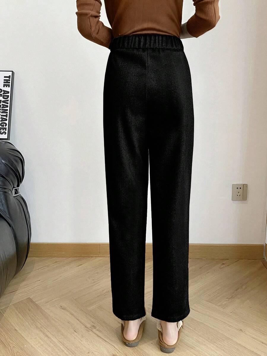 CZARNE SPODNIE CASUAL
