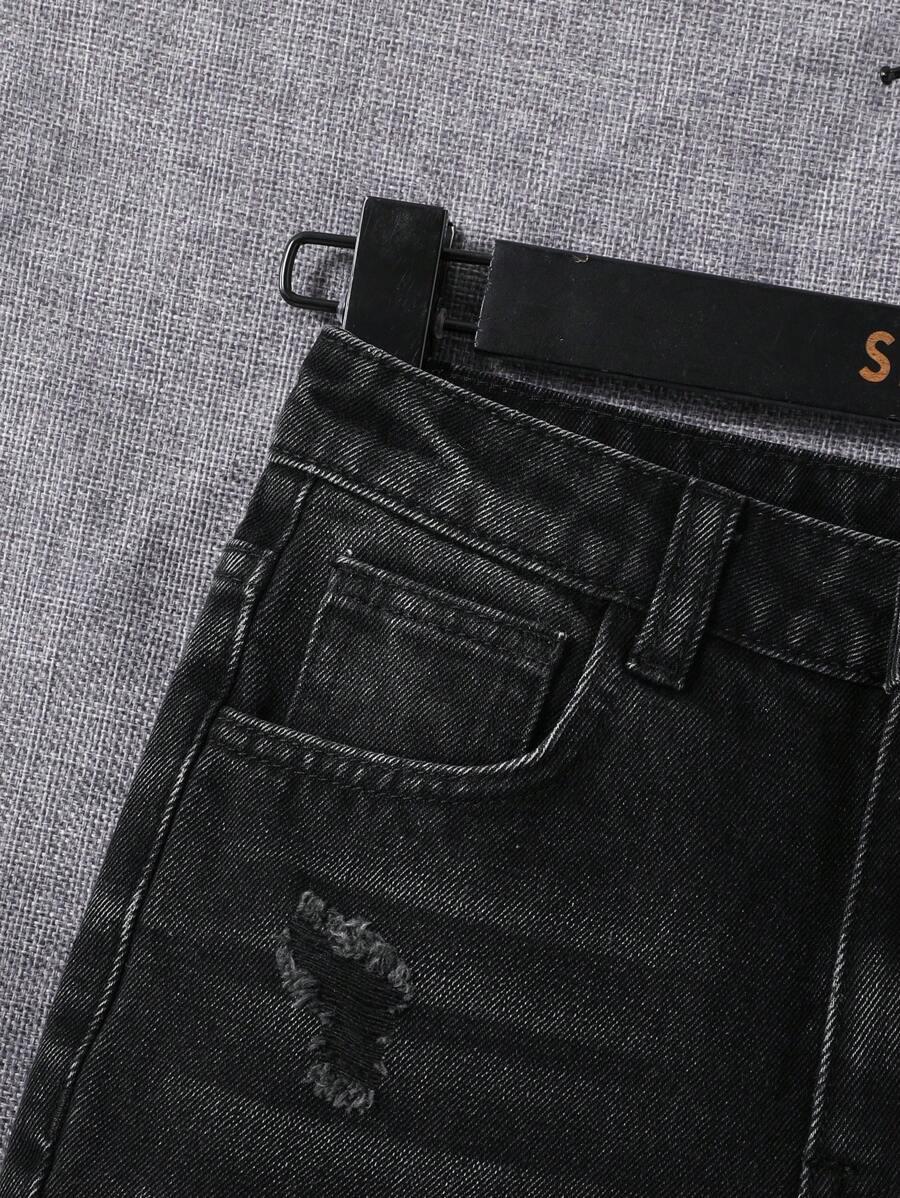 krótkie spodenki ripped jeans