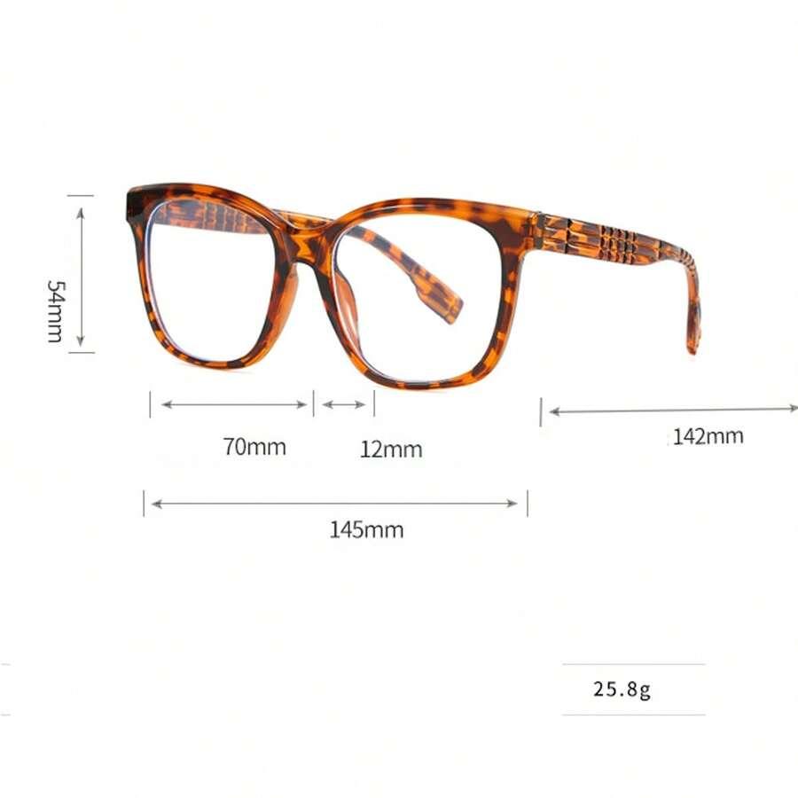 okulary zerówki animal print