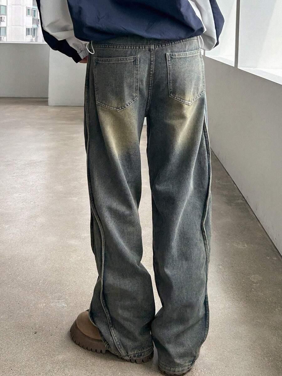 SPODNIE JEANS SZEROKIE NOGAWKI