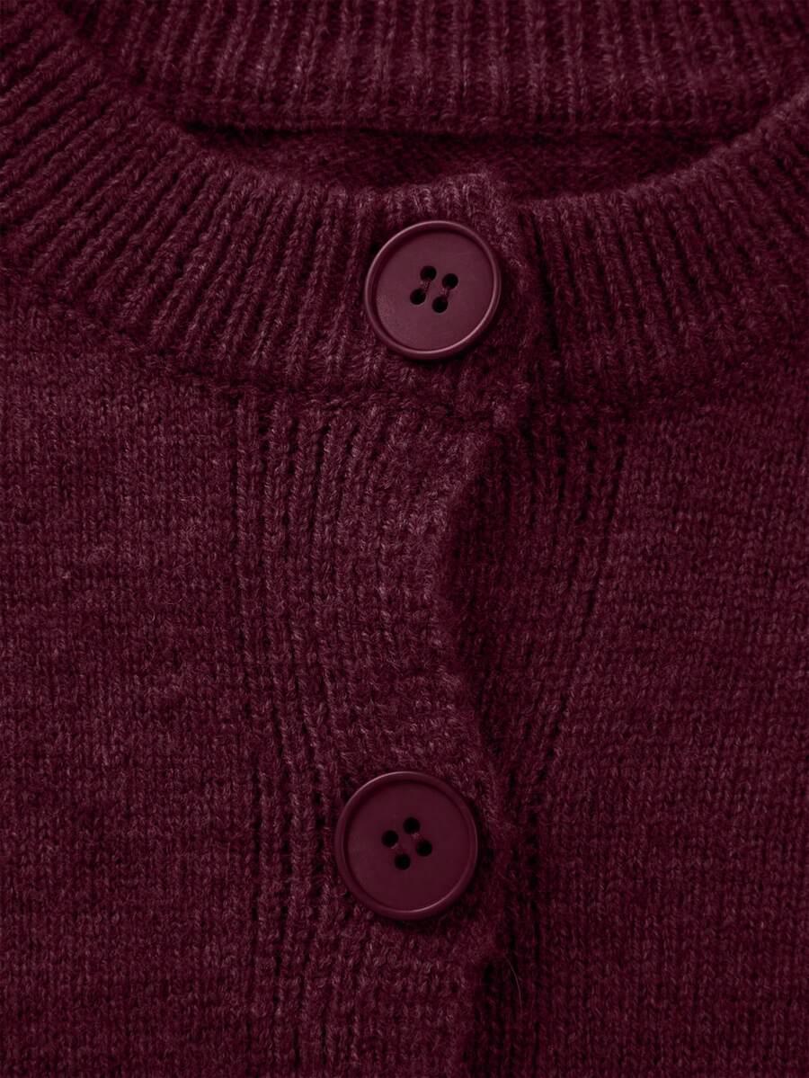 BORDOWY SWETER GUZIKI