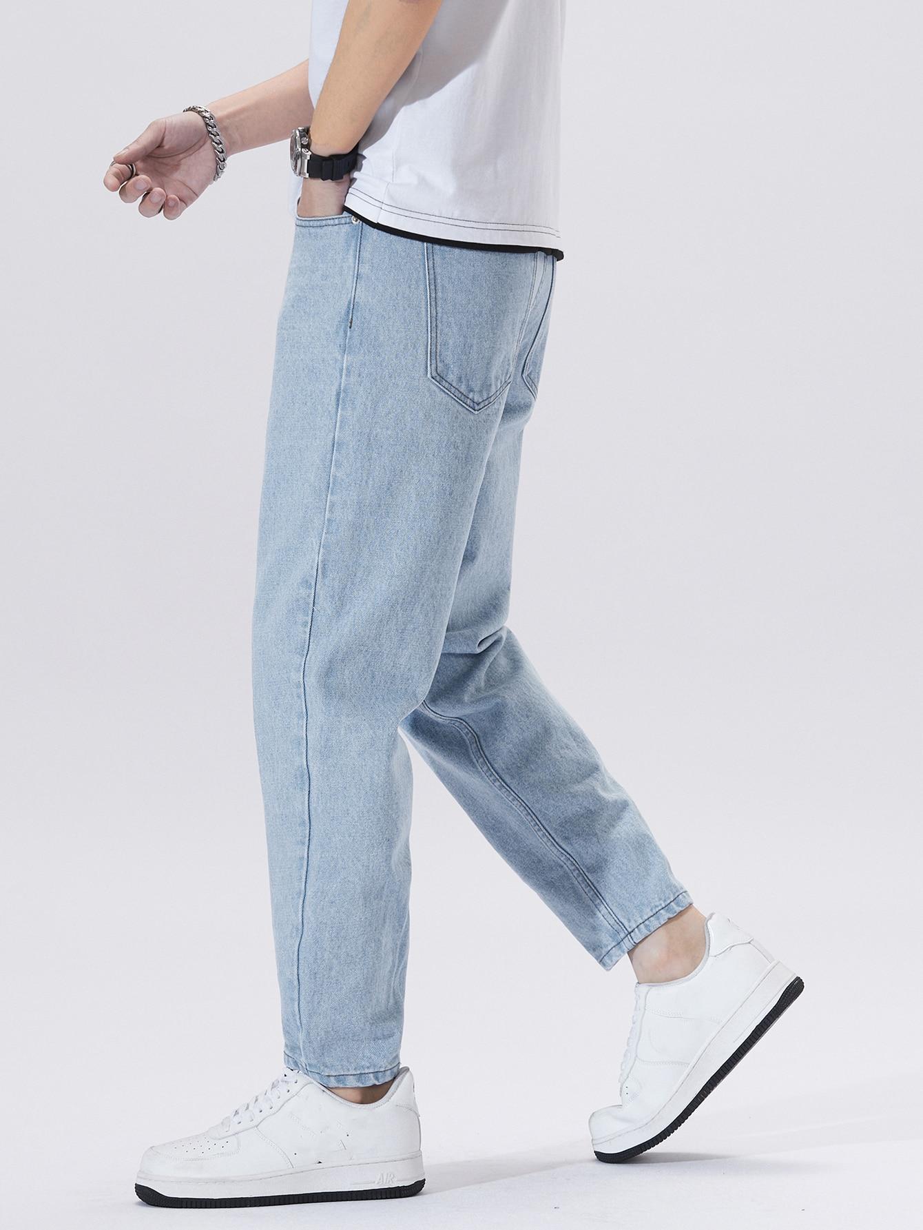 NIEBIESKIE SPODNIE JEANS