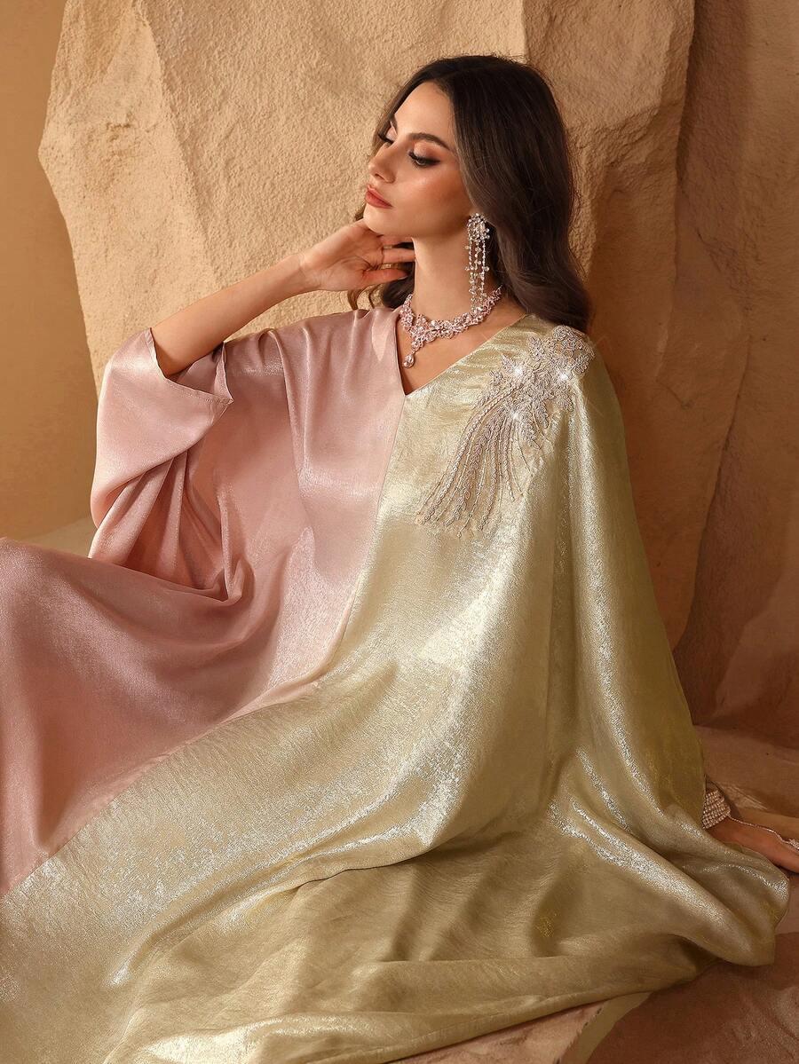 MAXI SUKIENKA V-NECK 