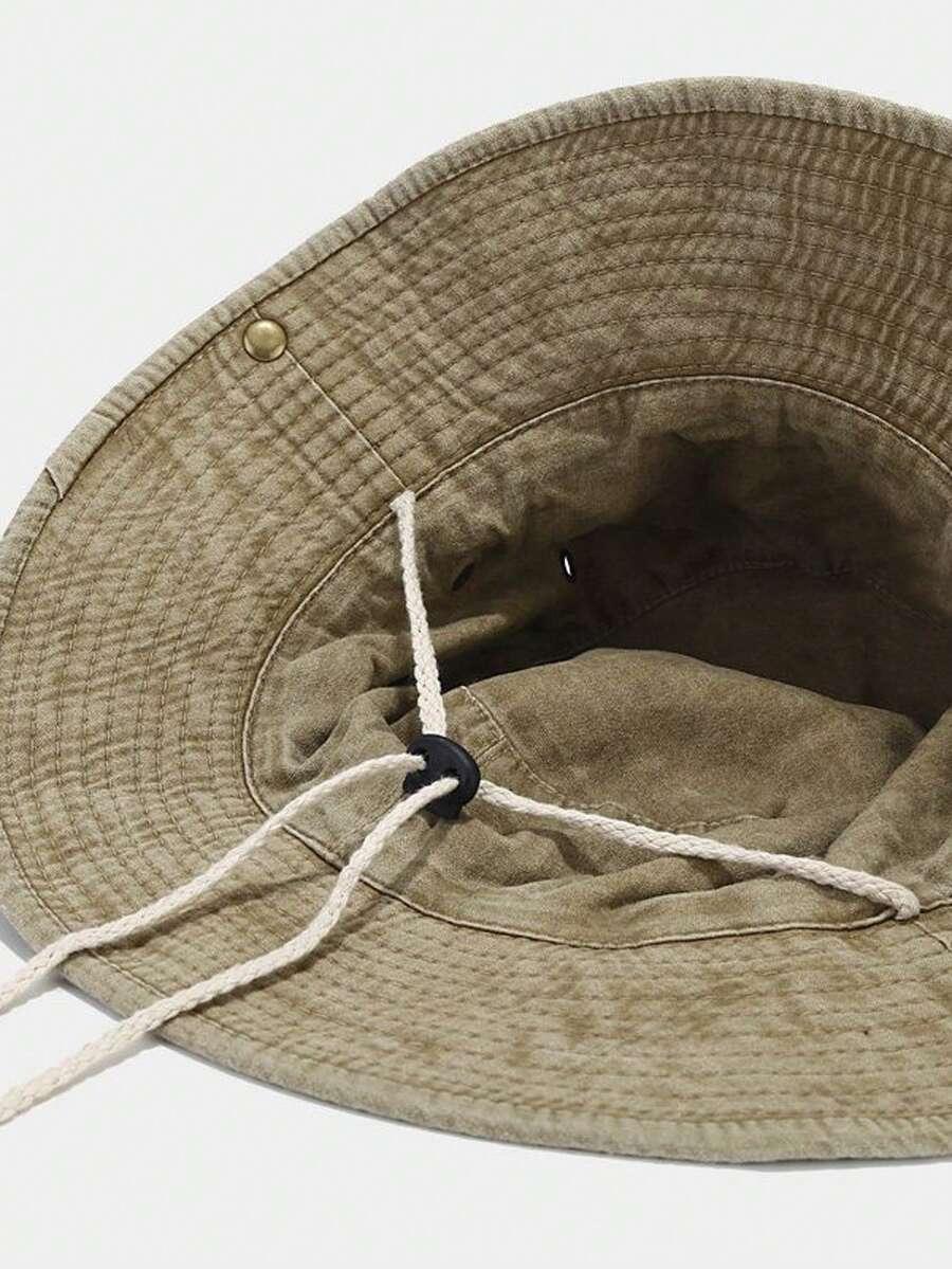 kapelusz bucket ściągacz khaki