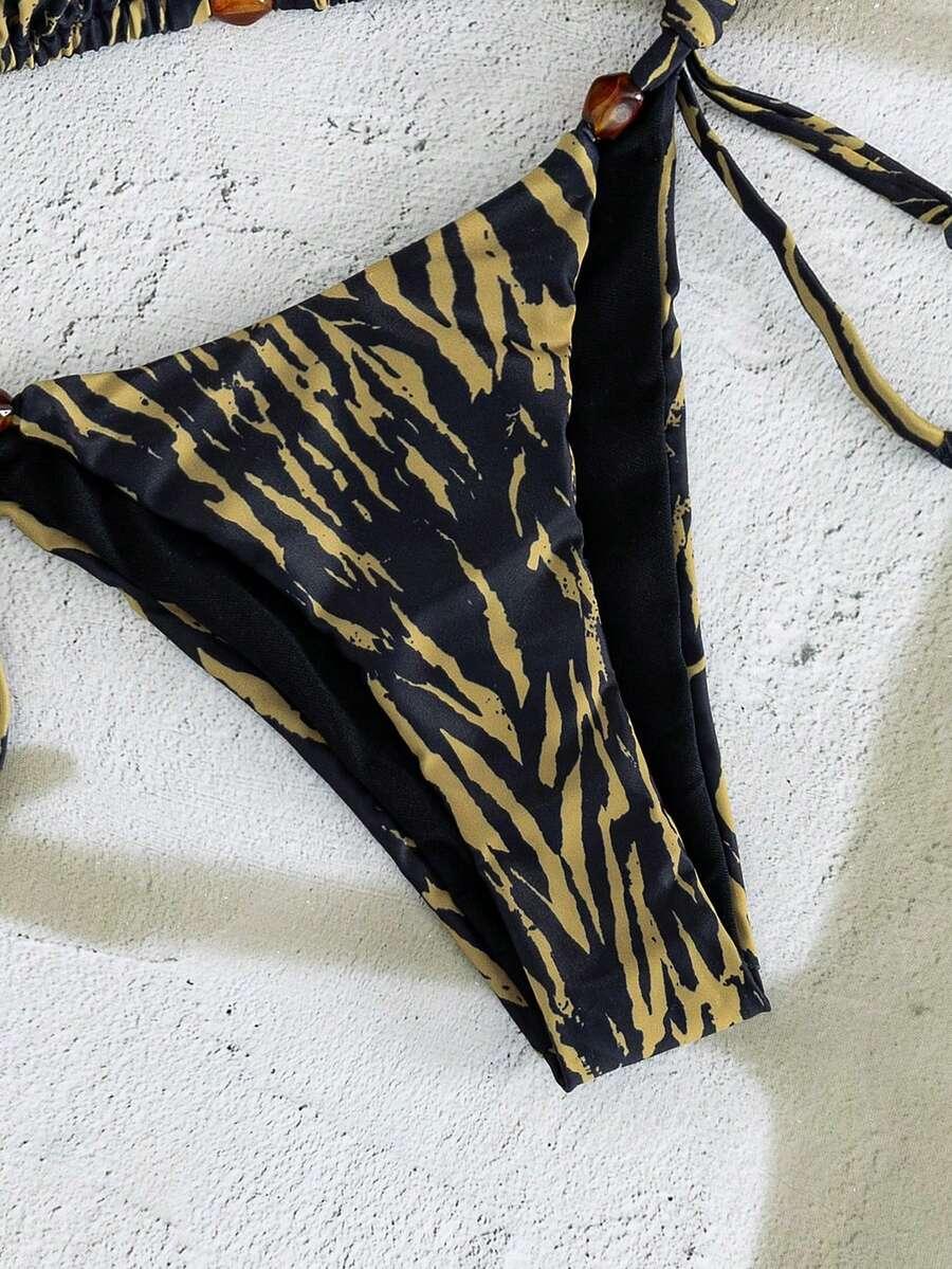 dwuczęściowy strój kąpielowy ANIMAL PRINT