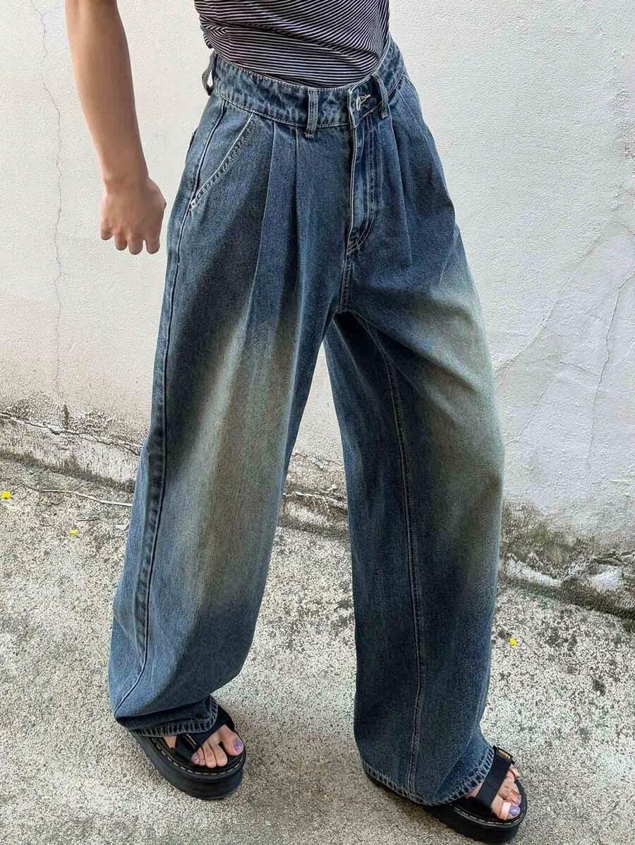 JEANSY DAMSKIE MOM FIT WYSOKI STAN