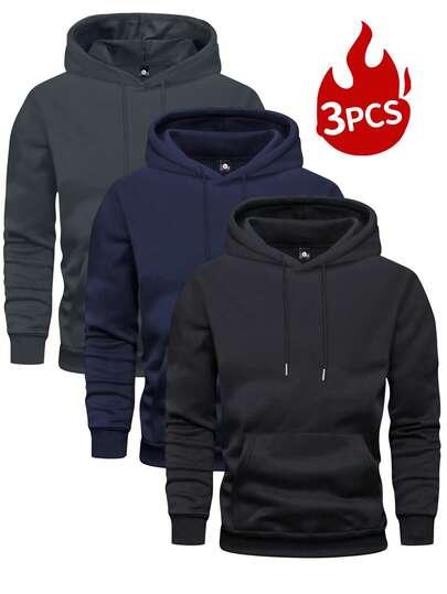 bluza z kapturem 3-pack