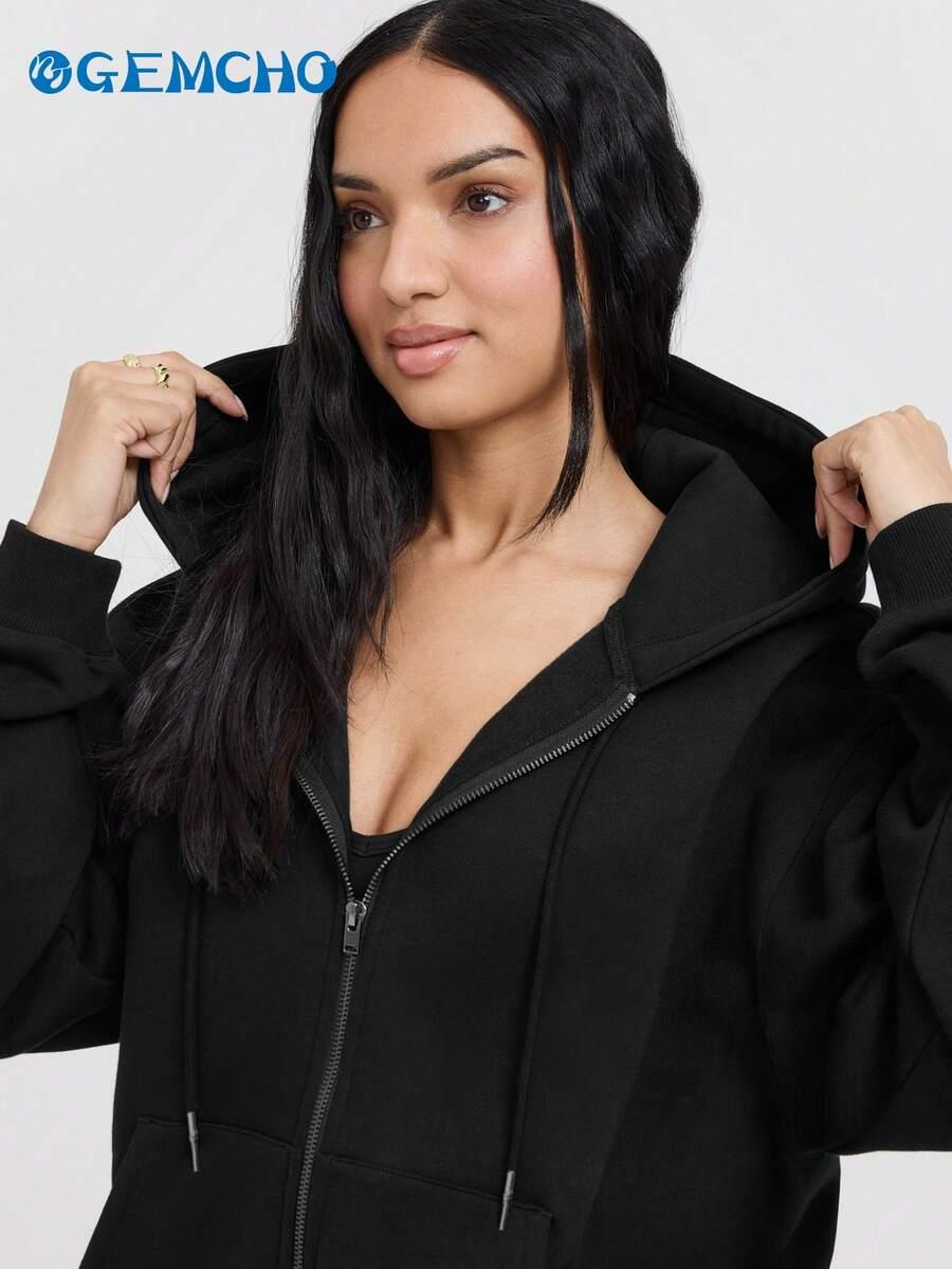 CZARNA BLUZA KAPTUR