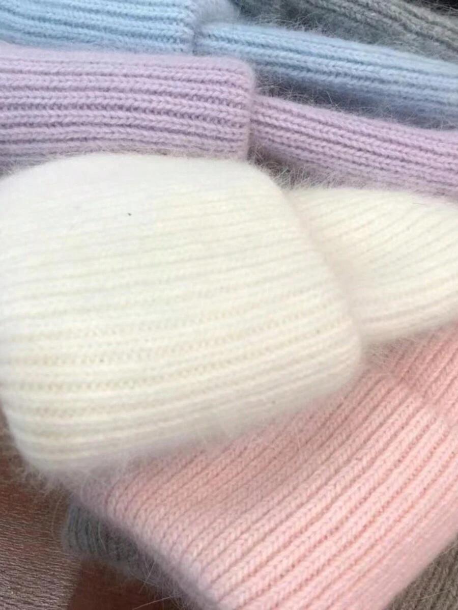 BIAŁA CZAPKA BEANIE