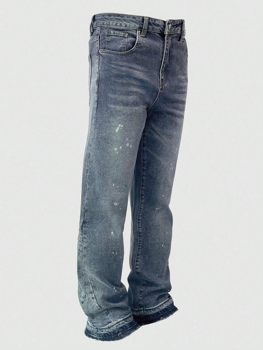 NIEBIESKIE SPODNIE JEANS