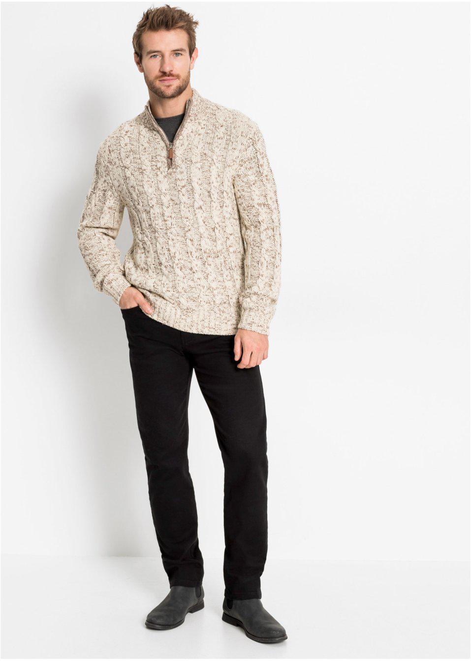CZARNE SPODNIE JEANS
