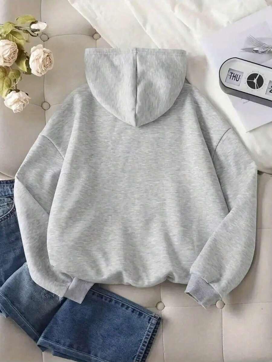 szara bluza nadruk
