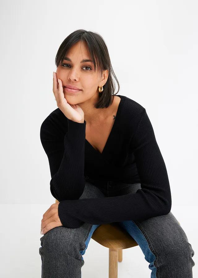 SWETER V-NECK 