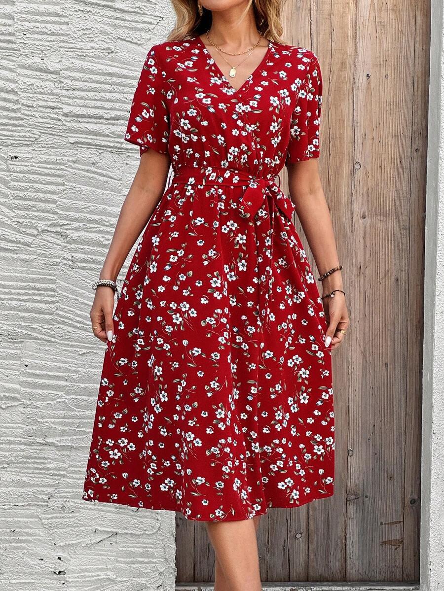 midi sukienka print 