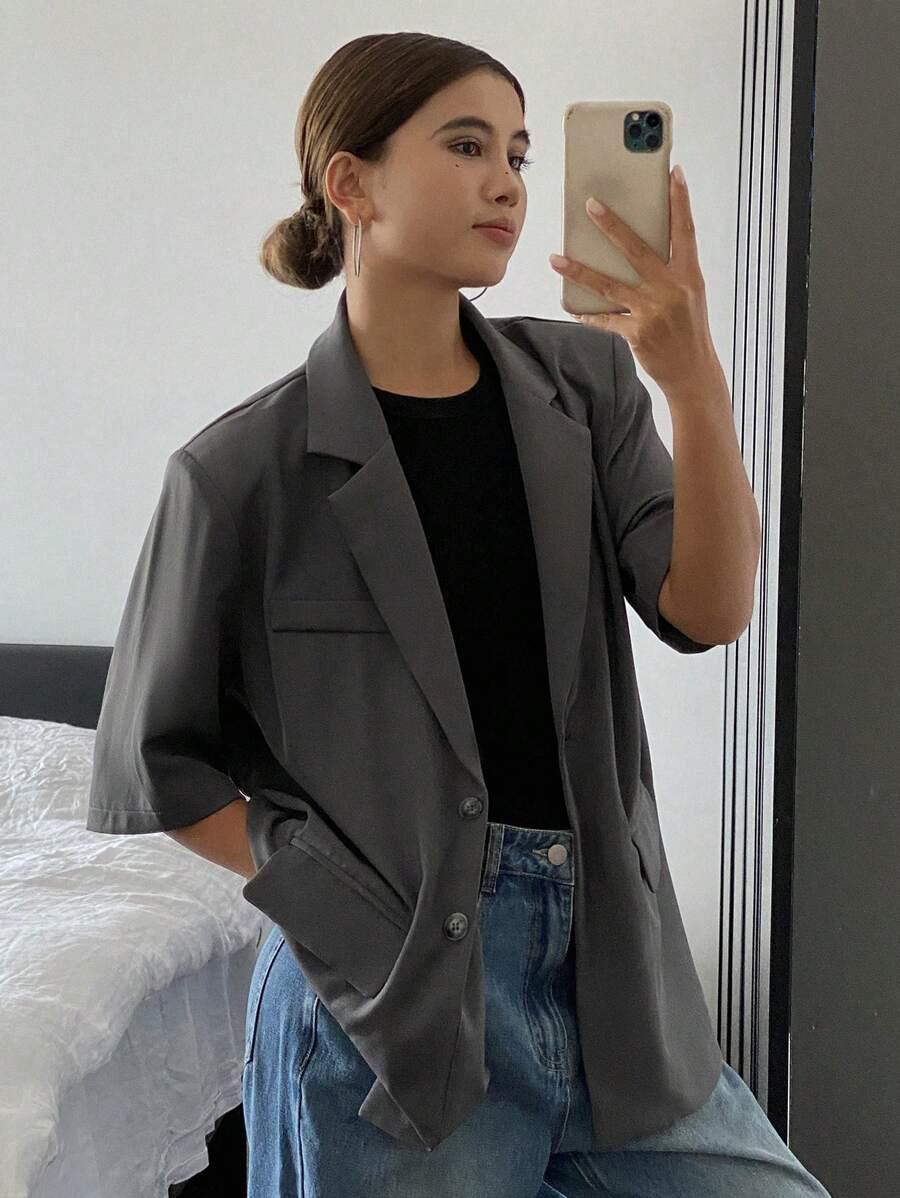SZARA MARYNARKA CASUAL