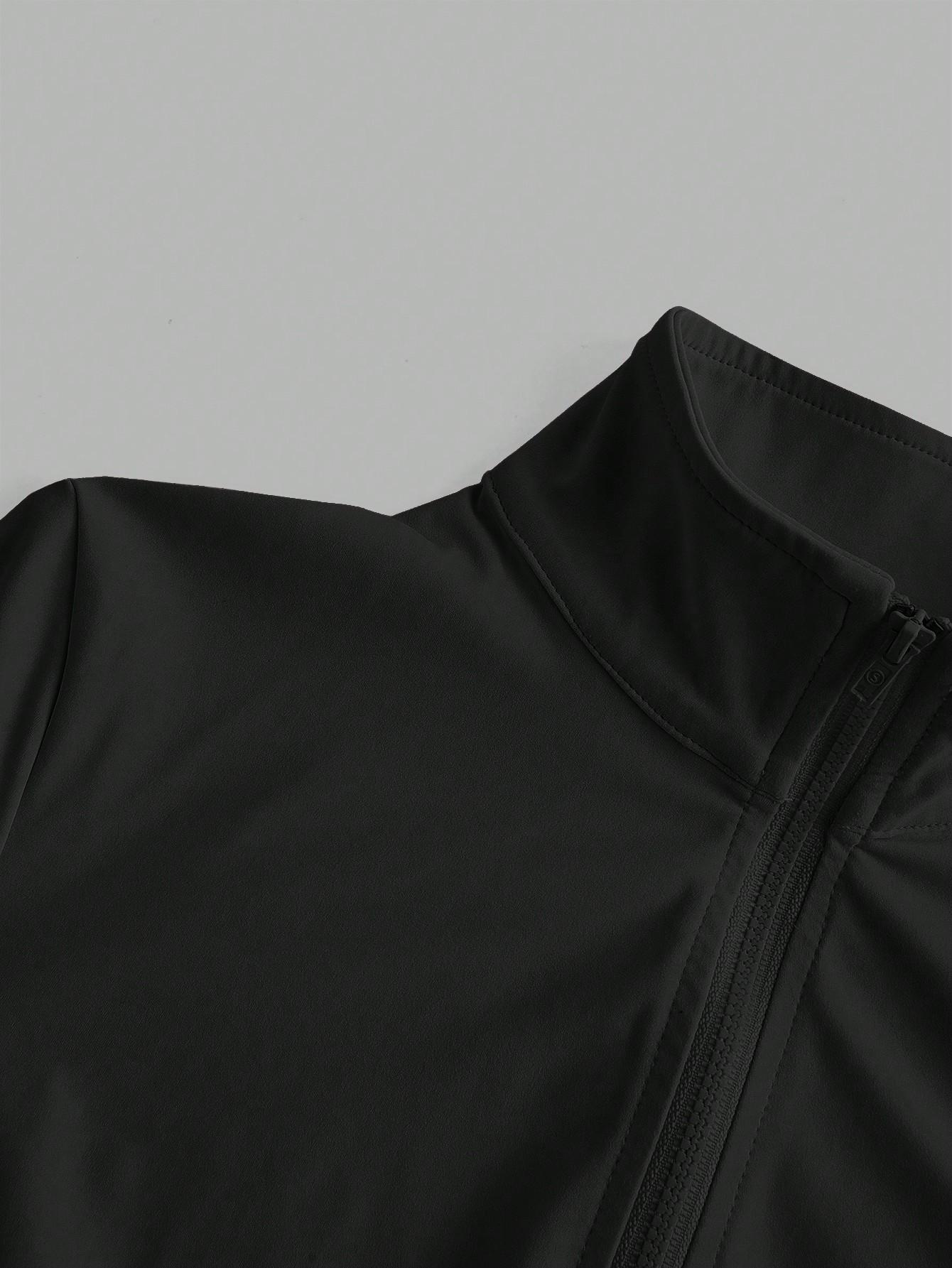 CZARNA ROZPINANA BLUZA