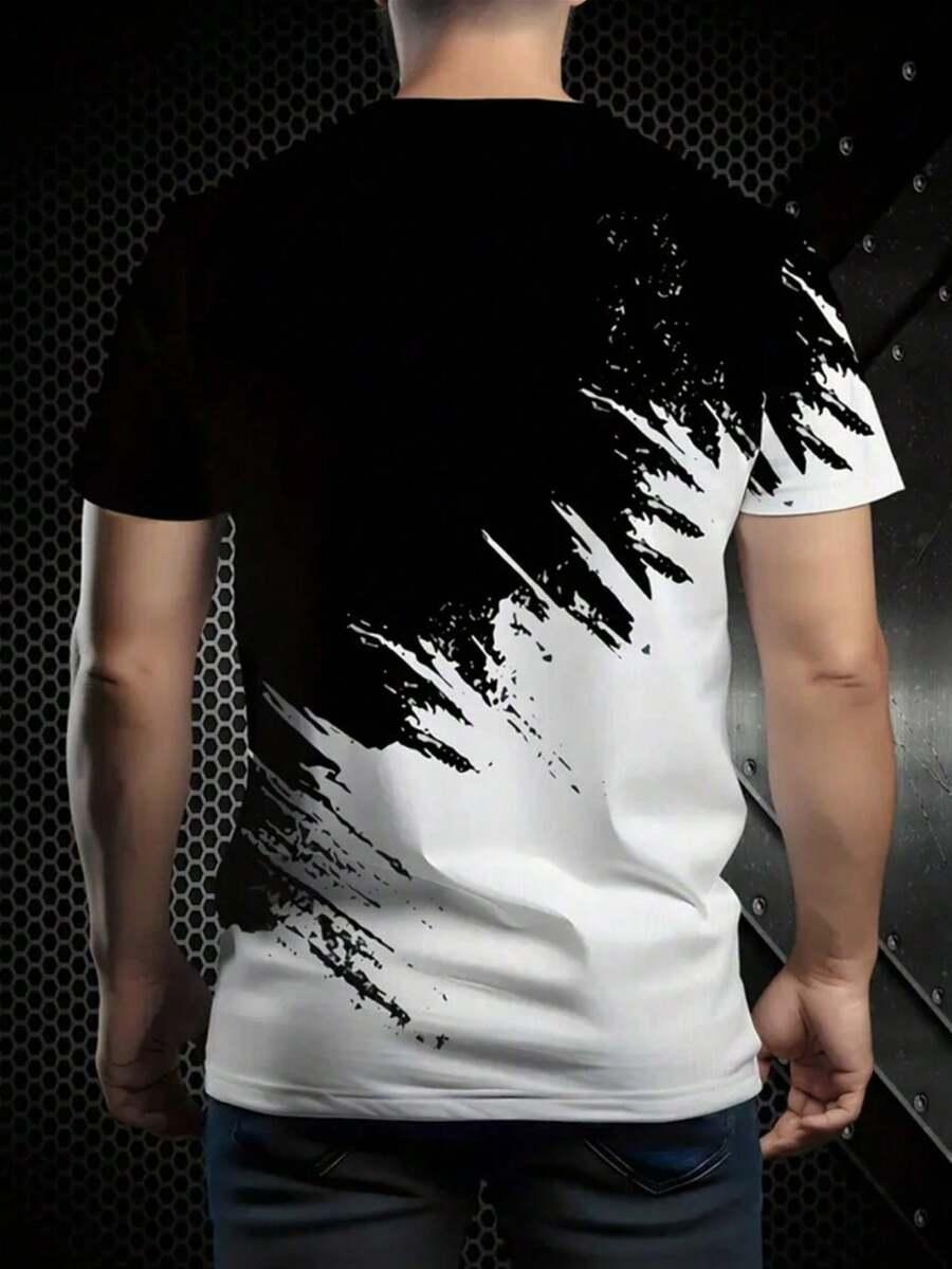 T-SHIRT KRÓTKI RĘKAW PRINT 
