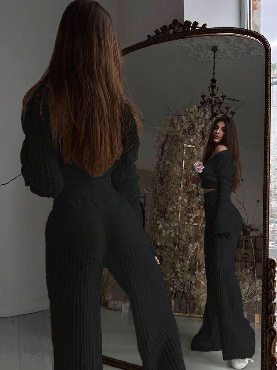 spodnie sweter komplet