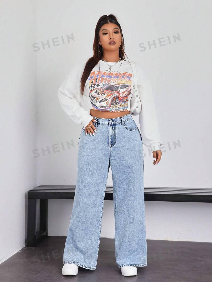 NIEBIESKIE SPODNIE JEANS