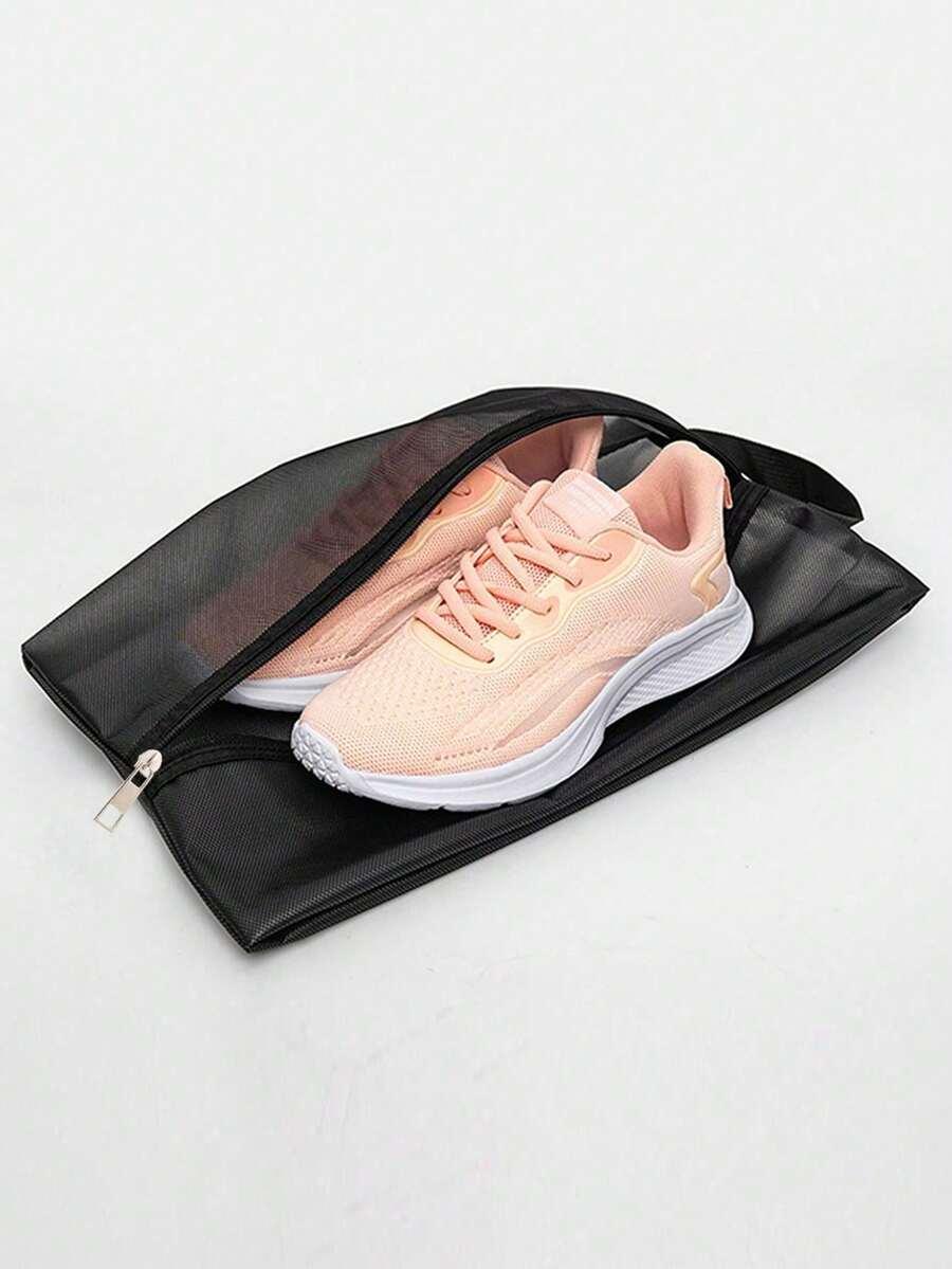CZARNY worek na buty zip