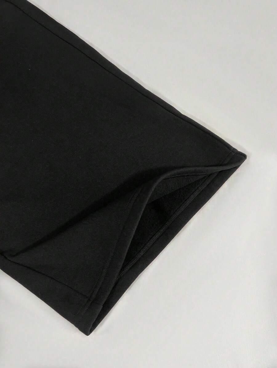 czarny crop top