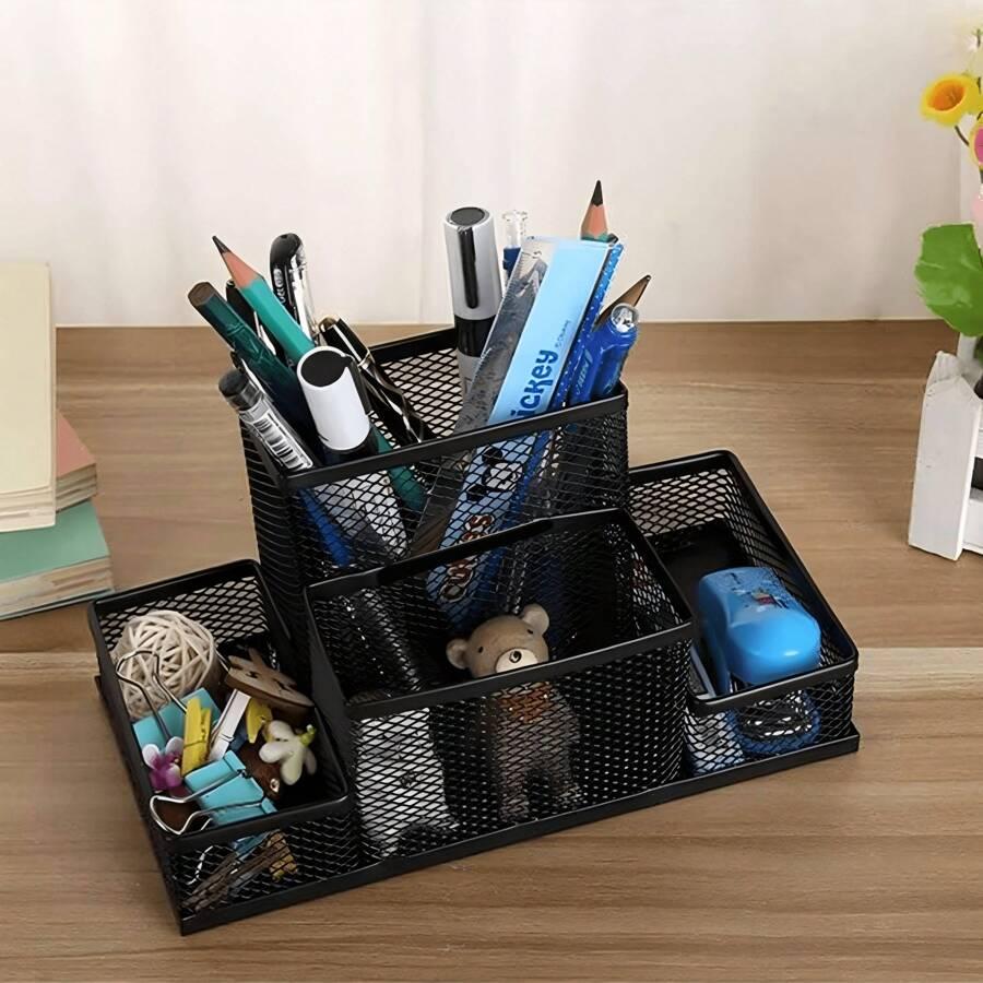 czarny organizer na biuro