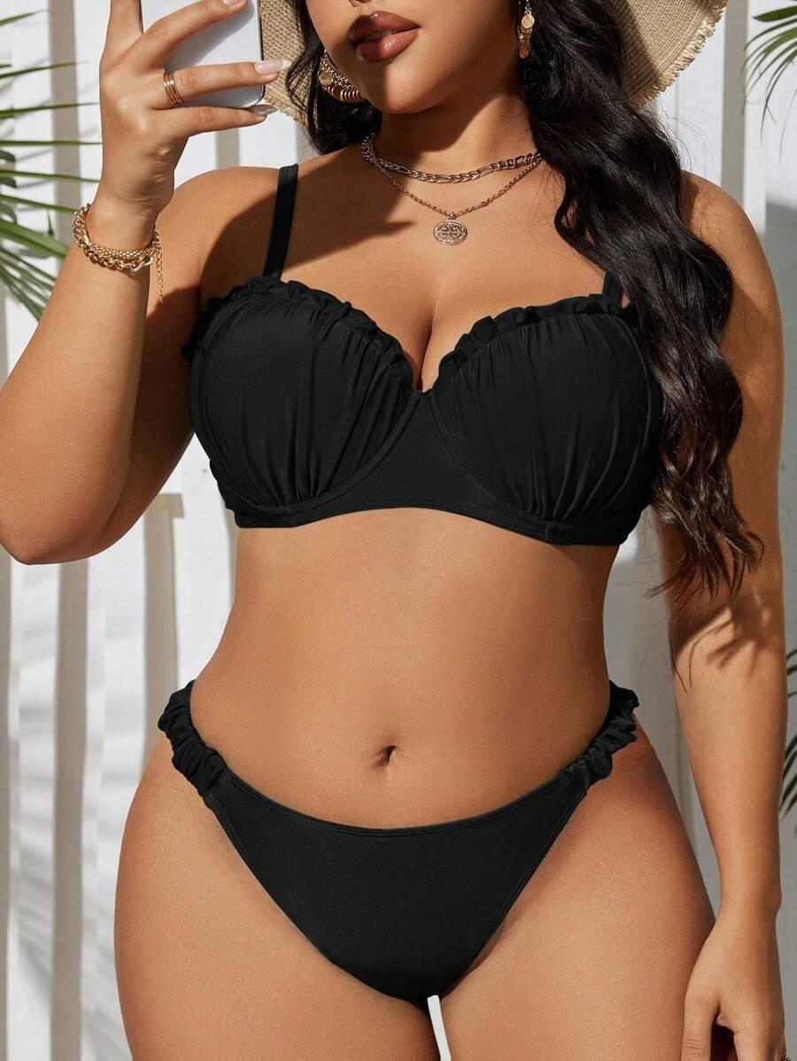 czarny dół od bikini