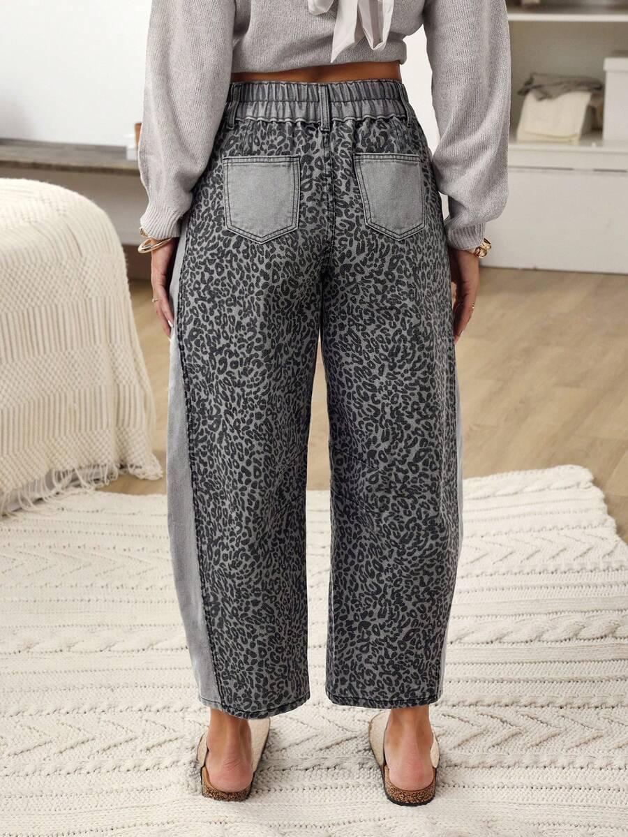 szare spodnie jeans 