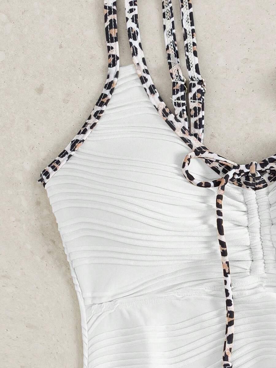 DWUCZĘŚCIOWY STRÓJ KĄPIELOWY ANIMAL PRINT