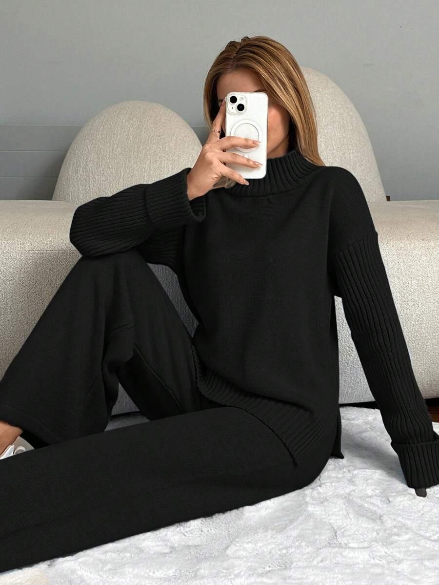 spodnie sweter komplet