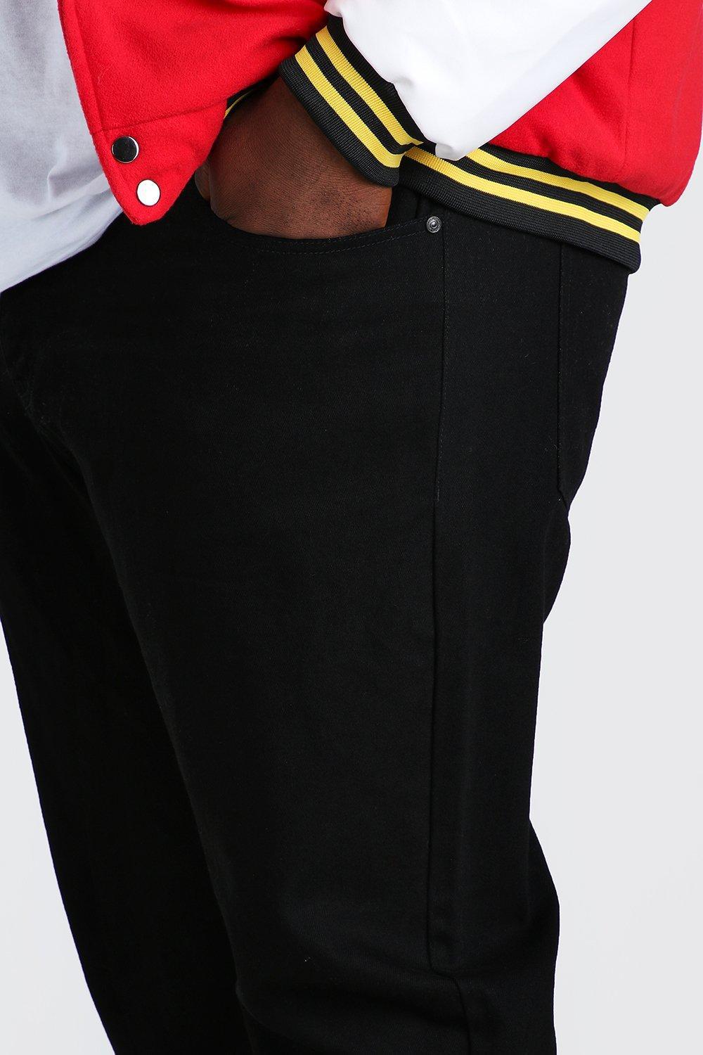 CZARNE SPODNIE JEANS