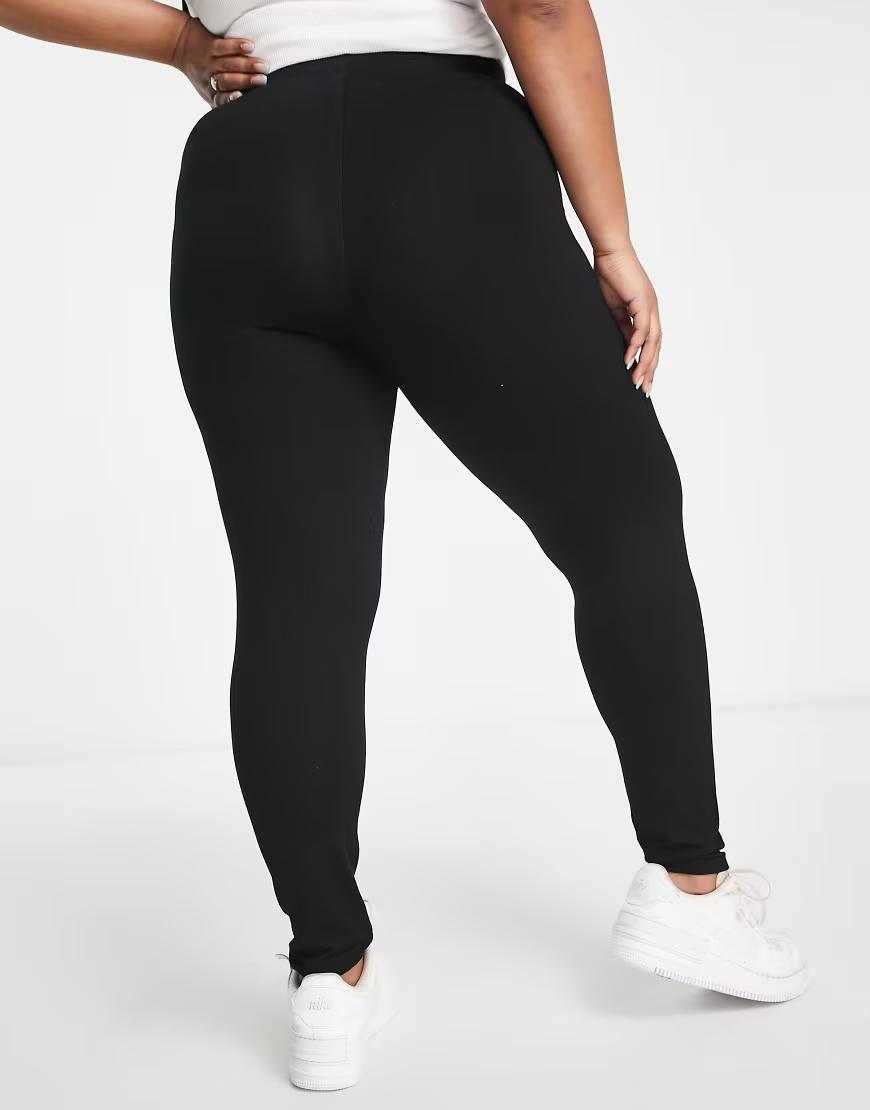 czarne legginsy 2-pack
