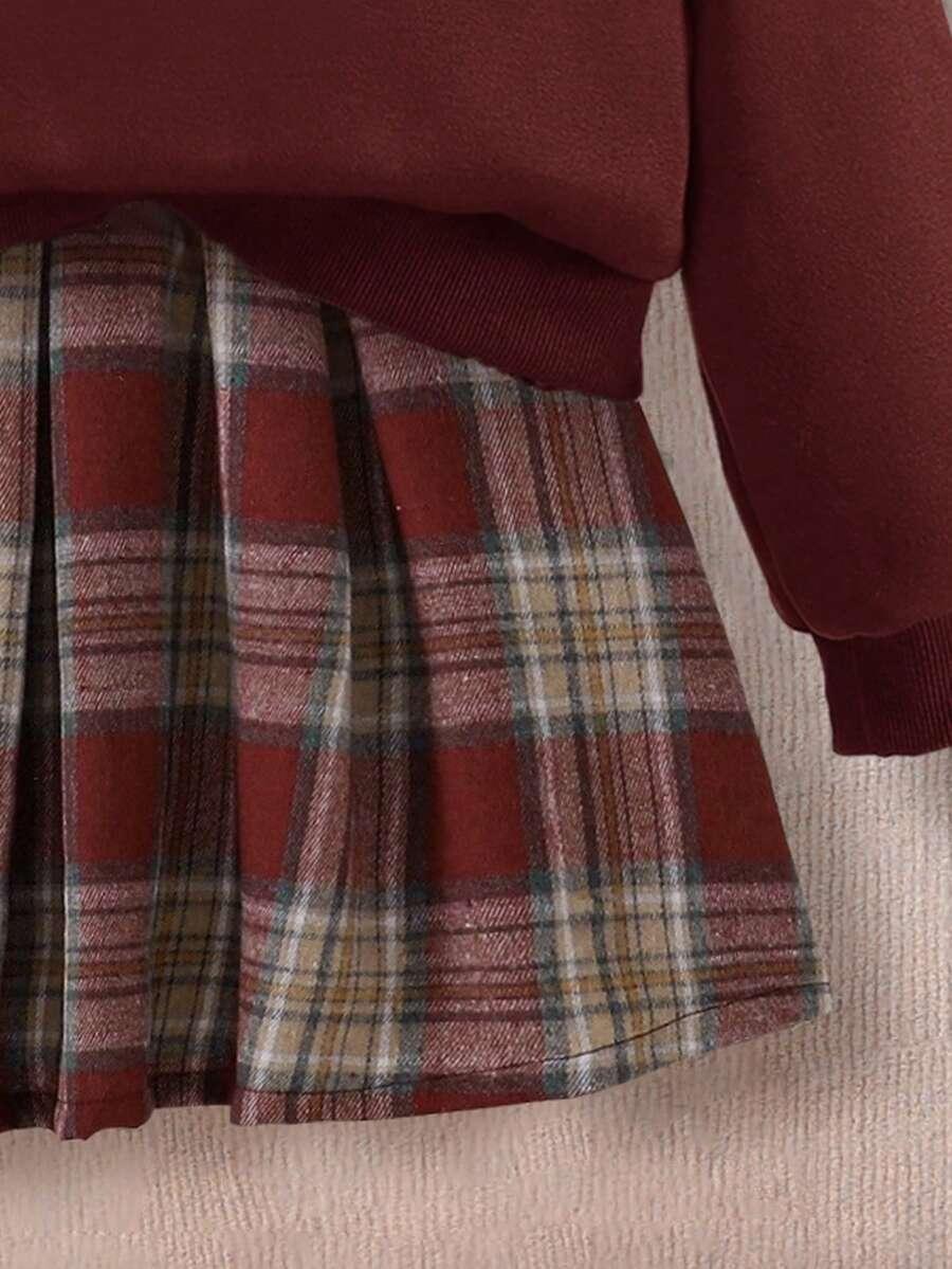 KOMPLET BLUZA SPÓDNICA WZÓR