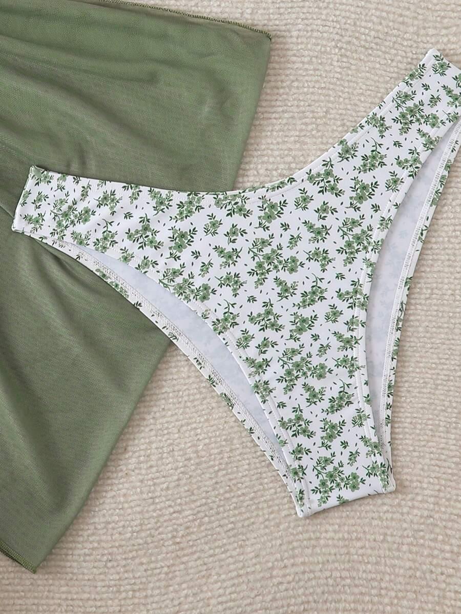 KOMPLET BIKINI PRINT KWIATY