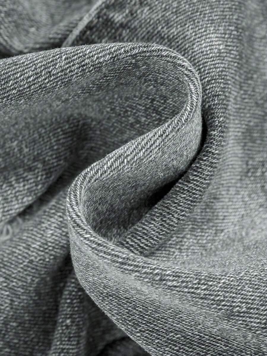 szare spodnie ripped jeans