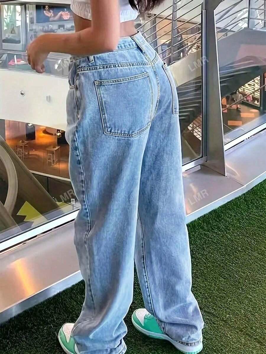 NIEBIESKIE JEANSY NISKI STAN