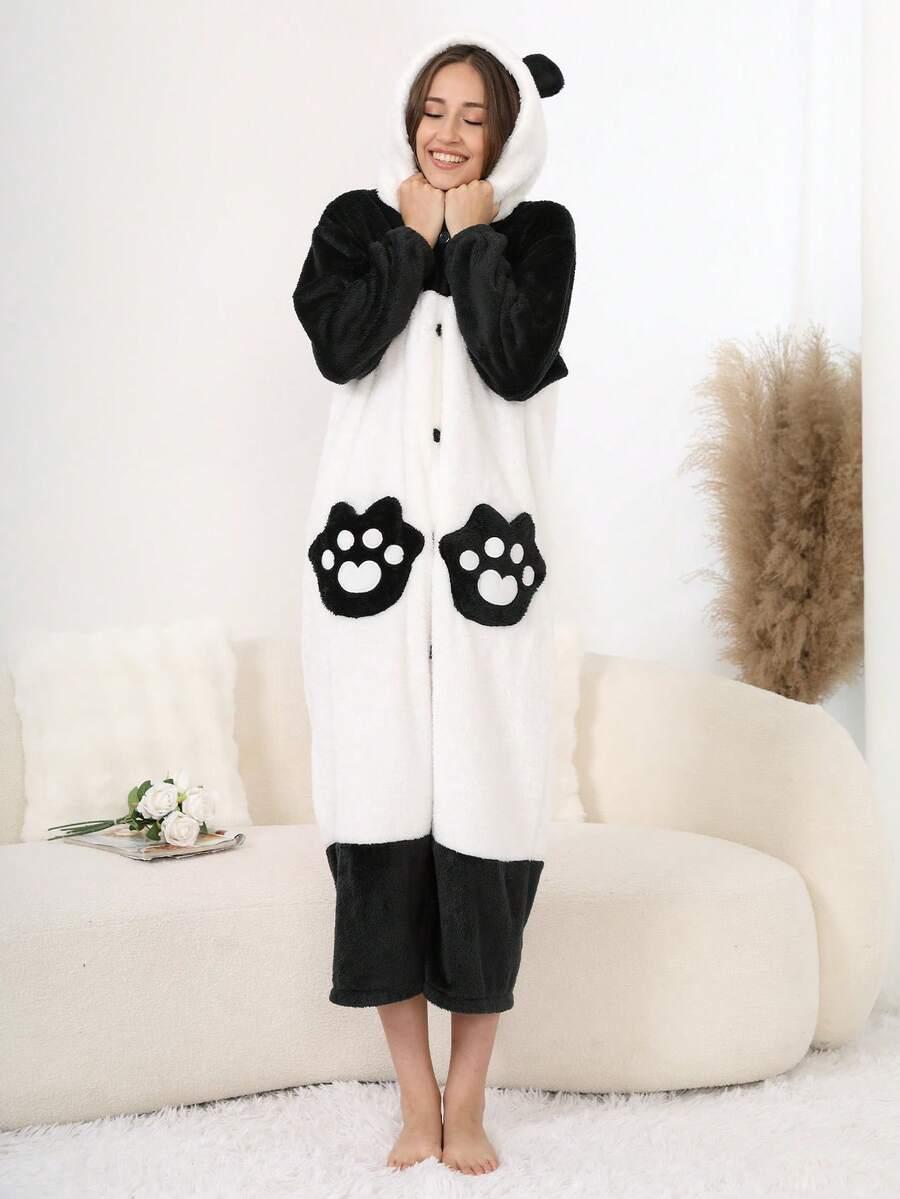 PIŻAMA KOMBINEZON PANDA