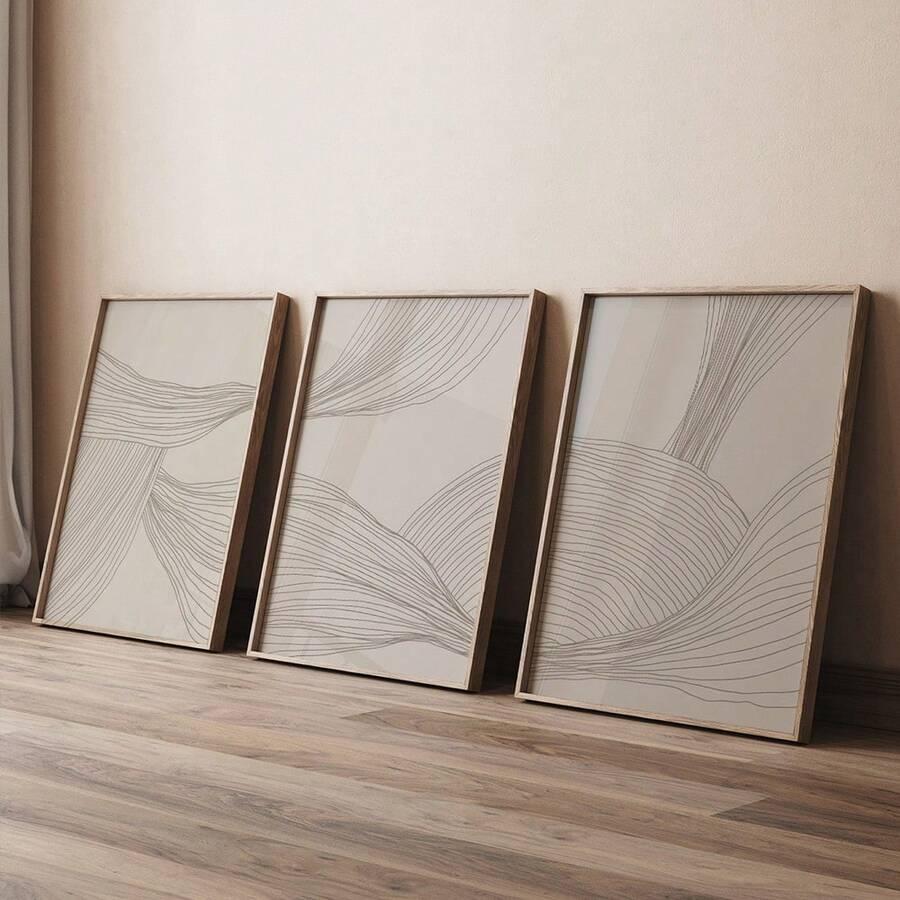 PLAKAT NA PŁÓTNIE 3-pack