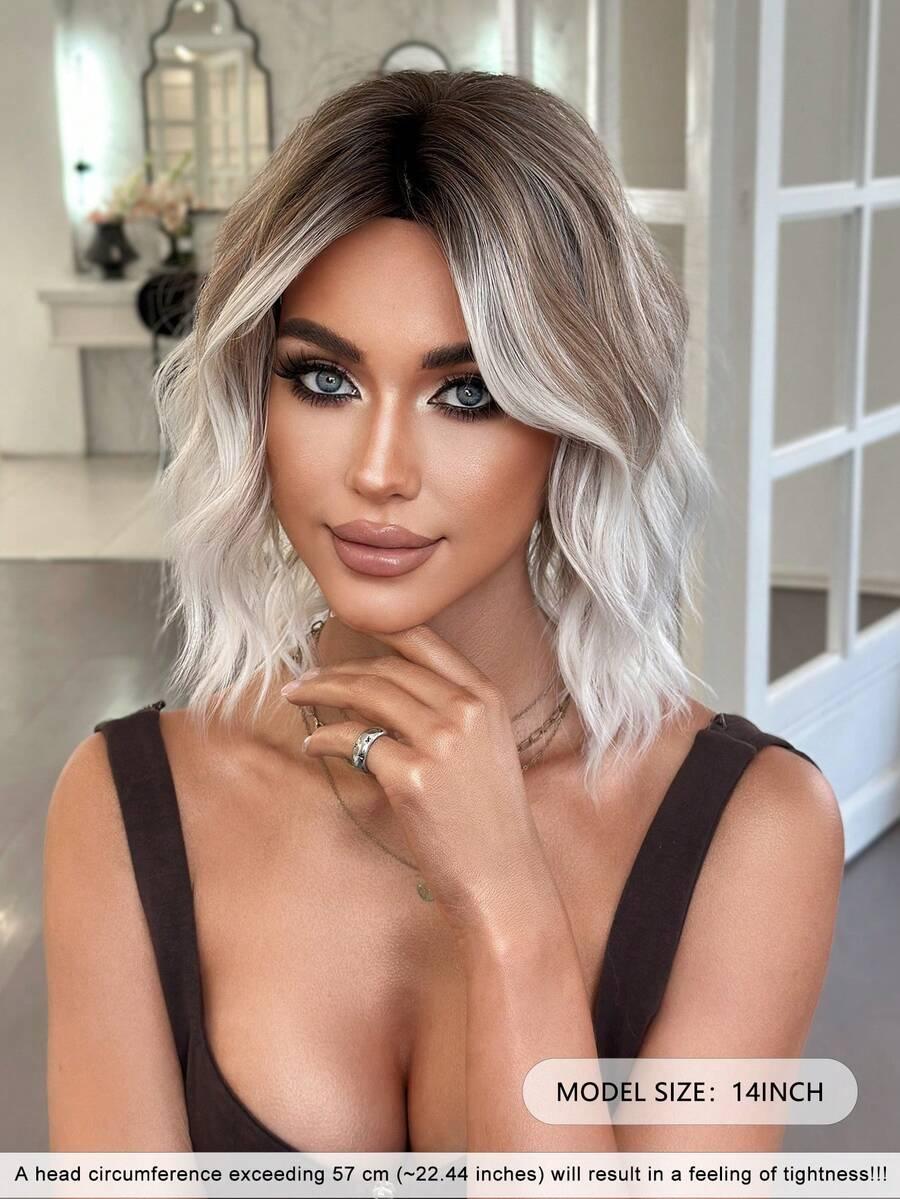 BLOND PERUKA WŁOSY SYNTETYCZNE