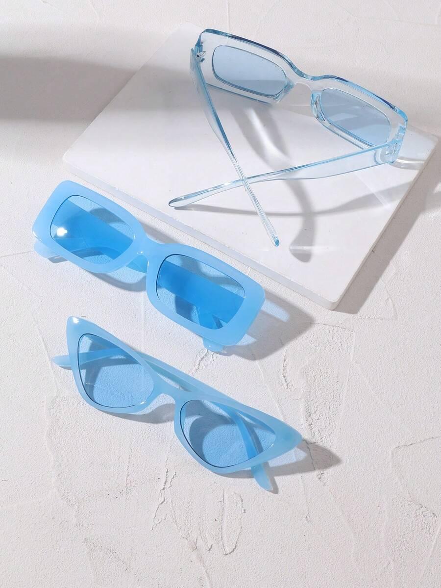 niebieskie okulary 3-pack