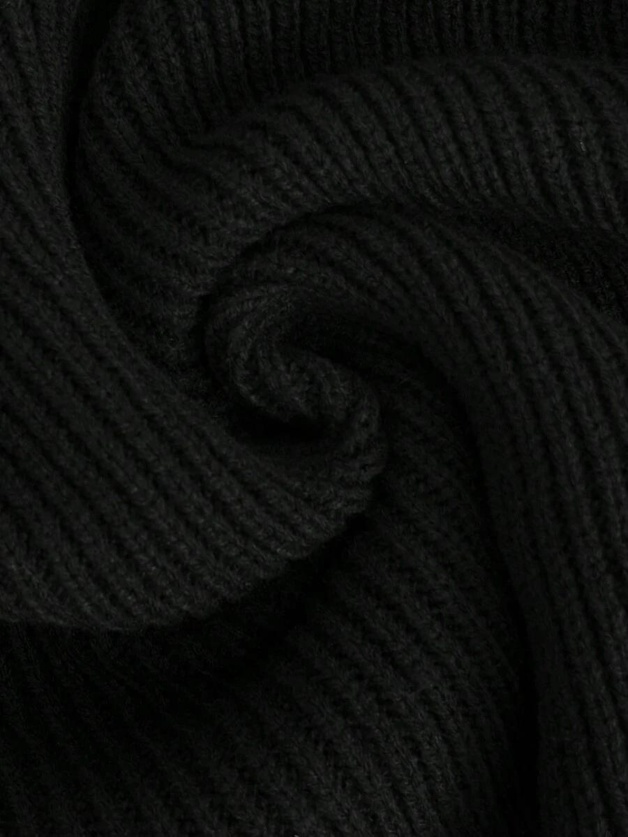 CZARNY SWETER GUZIKI 
