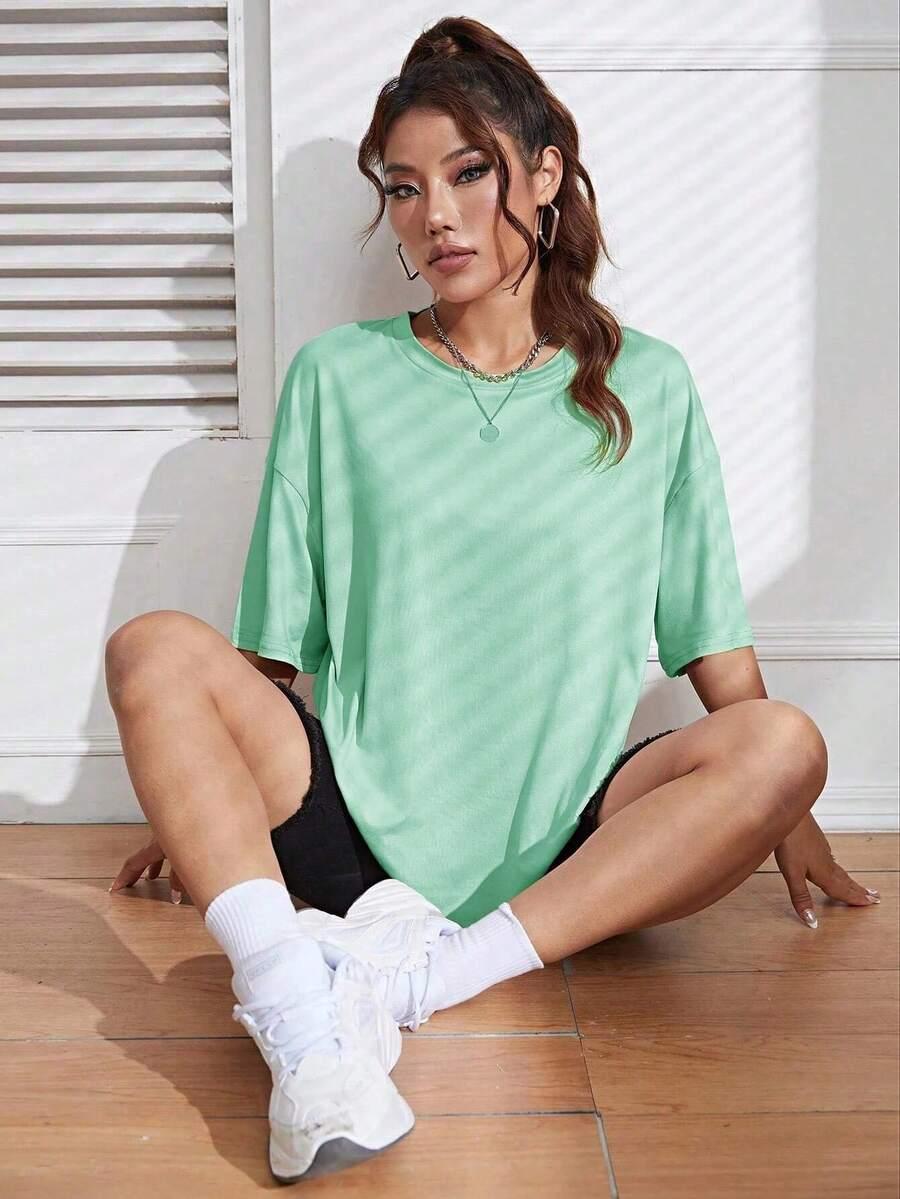 zielony t-shirt krótki rękaw