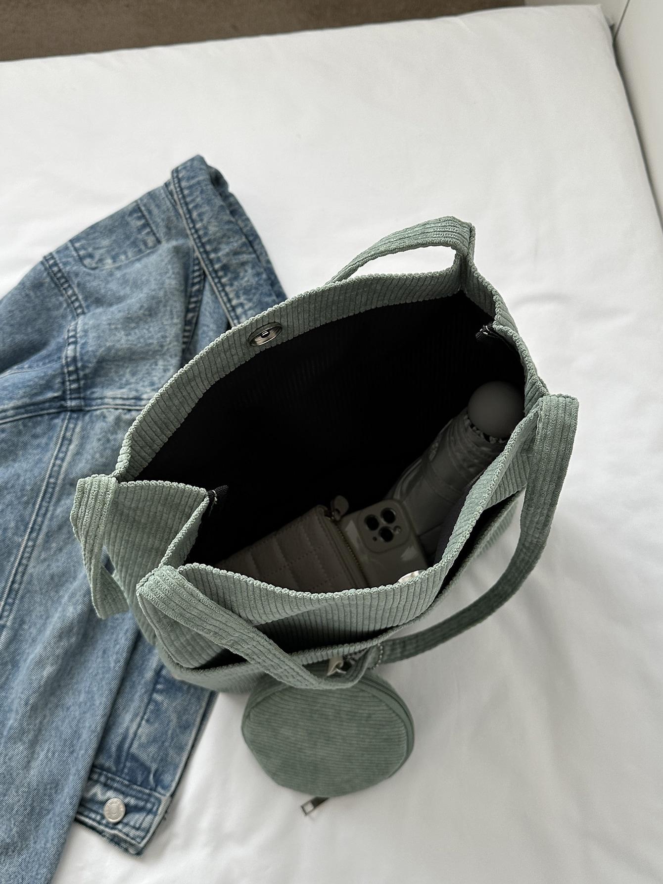 miętowa torebka shopper